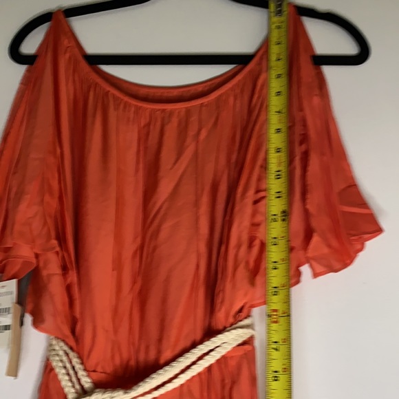 BNWT Hinge butterfly sleeve coral dress size M - Picture 7 of 9